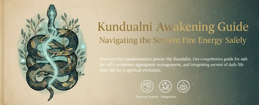 Symbolic representation of Kundalini serpent power rising