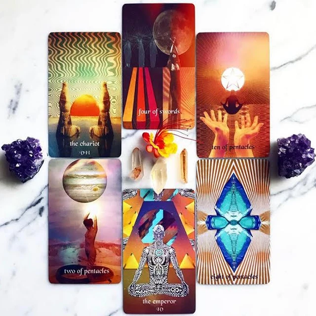Daily Tarot Practice Setup Serpentfire Tarot card spread on a wooden table