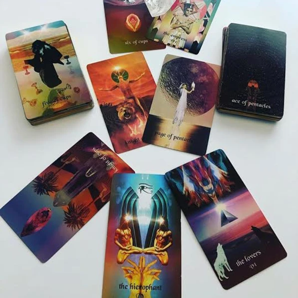 Complete Serpentfire Tarot Set Serpentfire Tarot deck with guidebook and box