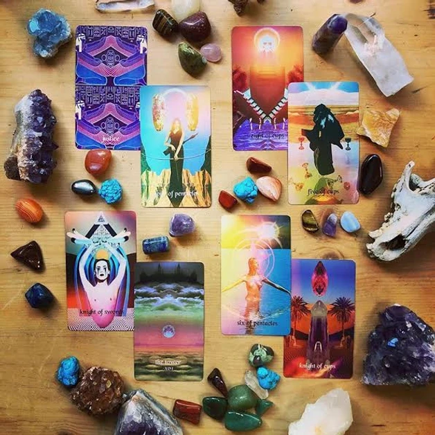 Serpentfire Tarot - Ace of Wands Ace of Wands card depicting creative spark and energy